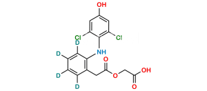 4-Hydroxy Aceclofenac D4