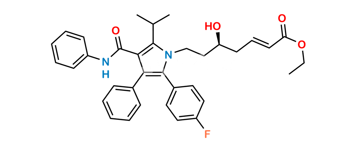 Atorvastatin 3-Deoxy-Hept-2-Enoic Acid Ethyl Ester