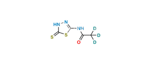 2-Acetamido-5-Mercapto-1,3,4-Thiadiazole D3