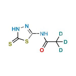 2-Acetamido-5-Mercapto-1,3,4-Thiadiazole D3