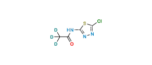 N-(5-Chloro-1,3,4-Thiadiazol-2-yl)acetamide D3