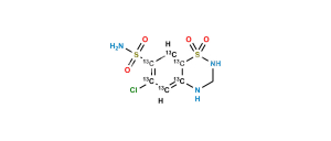 Hydrochlorothiazide 13C6