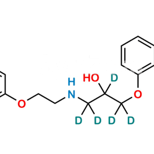 4 Hydroxy Phenyl Carvedilol D5
