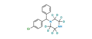 1-[(4-Chlorophenyl)phenylmethyl]piperazine D8