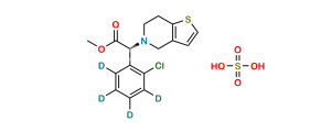 Clopidogrel D4 Hydrogen Sulfate