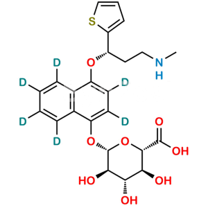 4-Hydroxy Duloxetine-d6 beta-D-Glucuronide