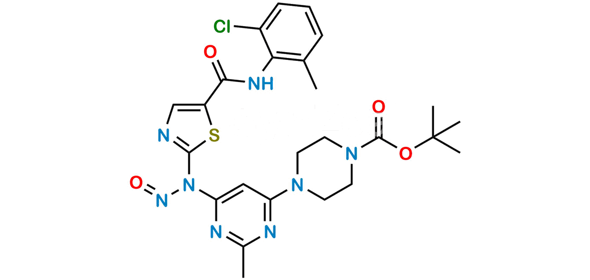 N-Boc-N-deshydroxyethyl Dasatinib Nitroso Impurity
