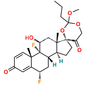 Difluoroprednisolone Trimethylortobutyrate