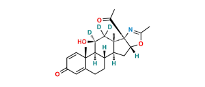 21-Deacetoxy Deflazacort-d3