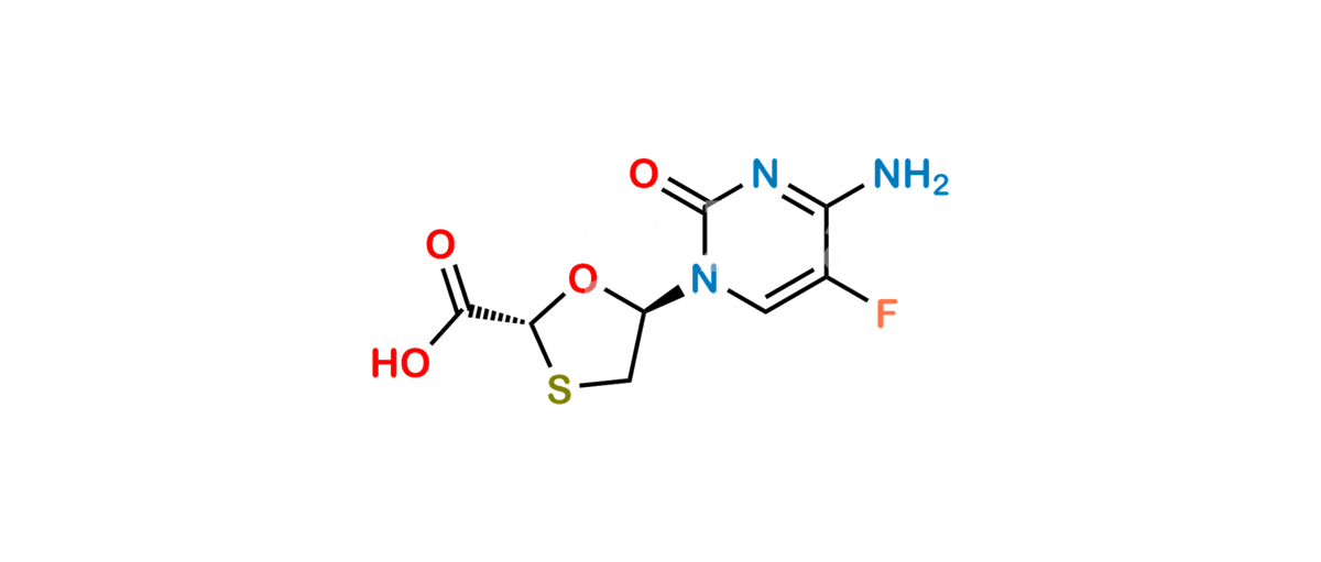 (2R,5R)-Emtricitabine Carboxylic Acid