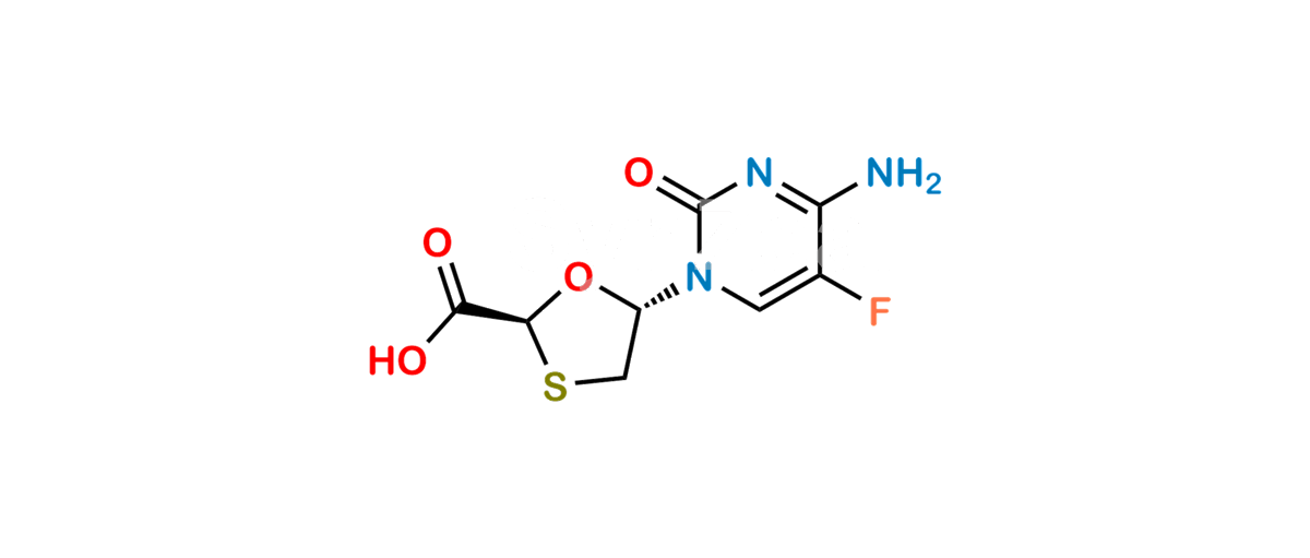 (2S,5S)-Emtricitabine Carboxylic Acid
