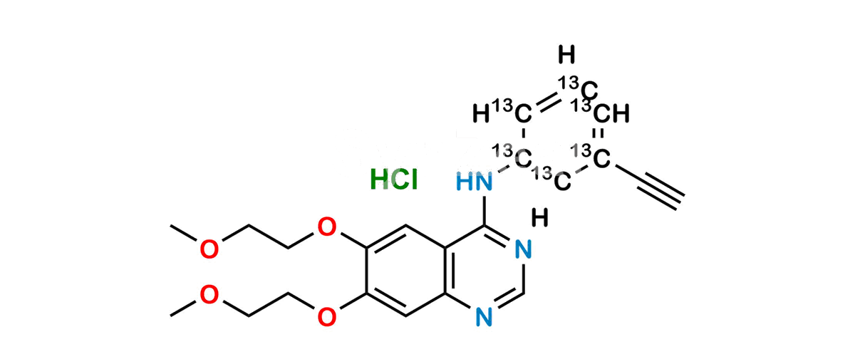 Erlotinib 13C6 Hydrochloride