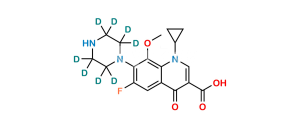 3-Desmethyl Gatifloxacin D8