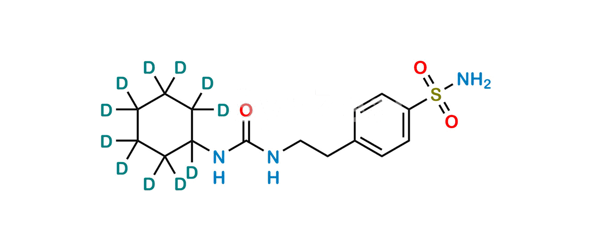 1-Cyclohexyl-3-(p-sulfamoylphenethyl)urea-d11
