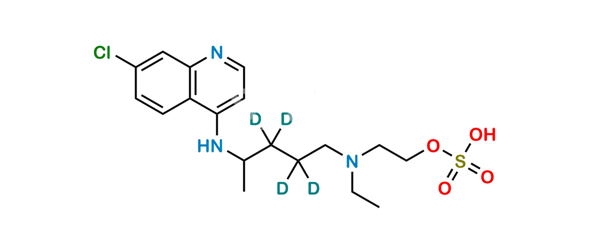 Hydroxychloroquine-d4 O-Sulfate
