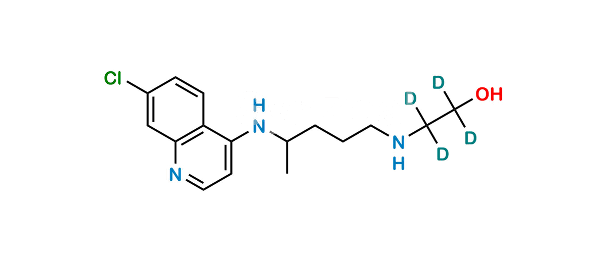 Desethyl Hydroxy Chloroquine-d4