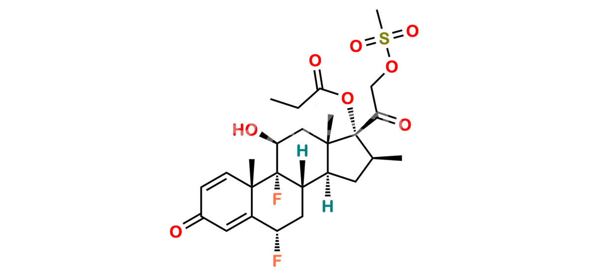 Diflorasone 17-propionate-21-mesylate