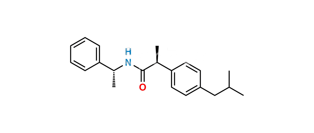 (R,S)-N-(1-Phenylethyl) Ibuprofen Amide