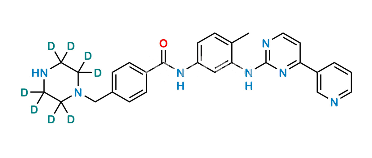 N-Desmethyl Imatinib D8