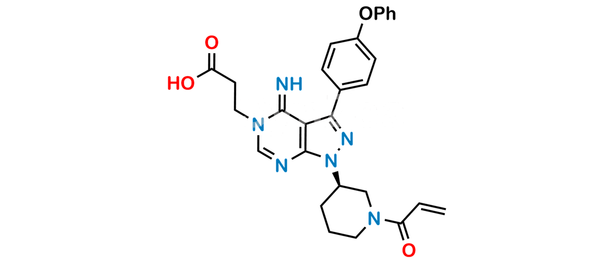 N1-(2-Carboxyethyl) Ibrutinib