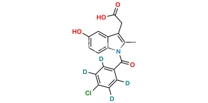 O-Desmethyl Indomethacin D4