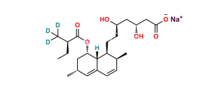 Epi Lovastatin Hydroxy Acid-d3 Sodium Salt