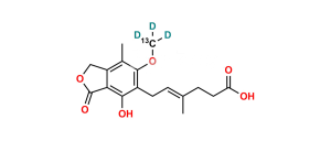 Mycophenolic Acid-13C-d3
