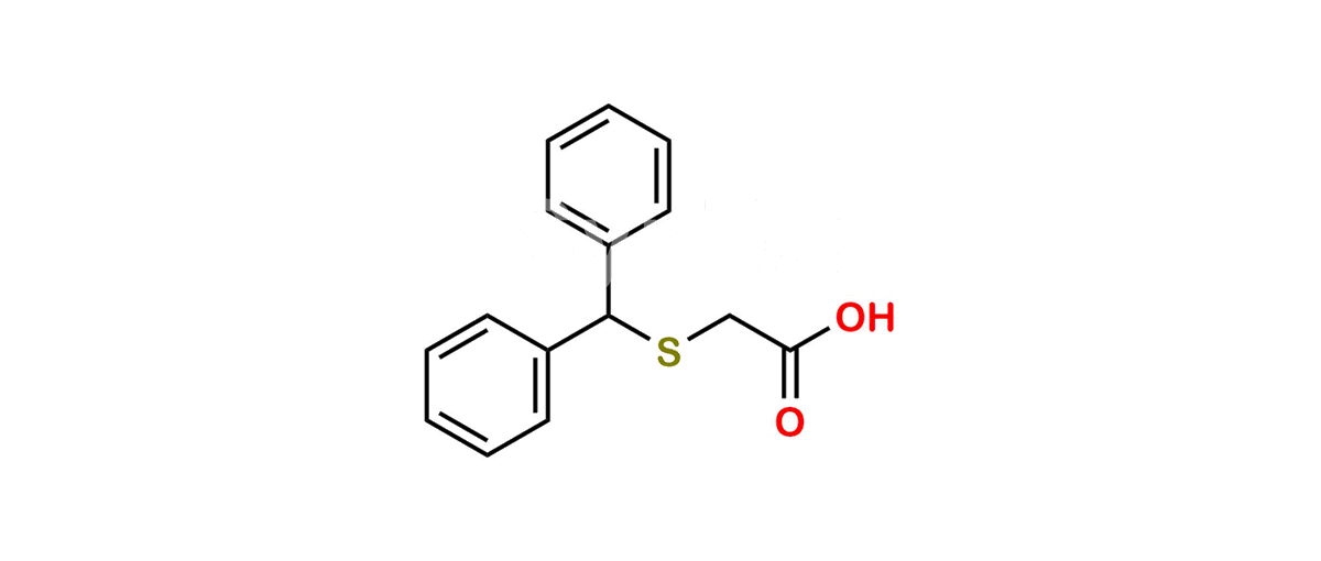 2-[(Diphenylmethyl)thio]acetic Acid