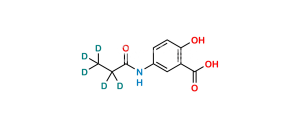 N-Propionyl Mesalazine D5