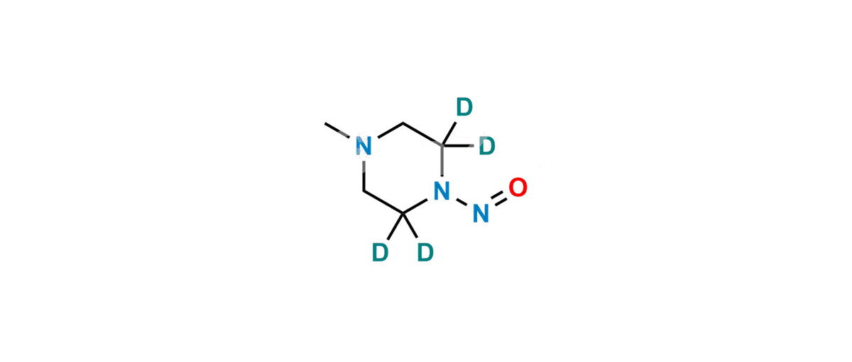 1-methyl-4-nitrosopiperazine-3,3,5,5-d4