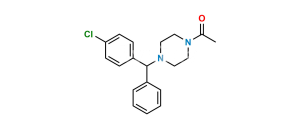 Acetyl 4-Chloro Benzhydryl Piperazine