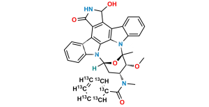 3-HydroxyMidostaurin 13C6