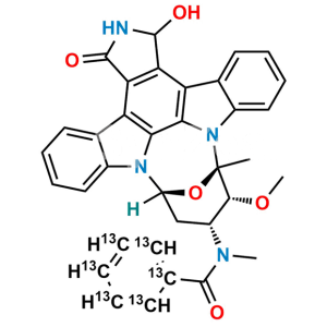3-HydroxyMidostaurin 13C6