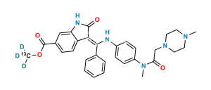 Nintedanib 13C D3