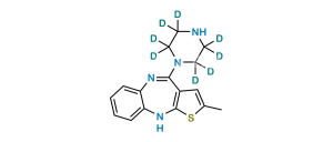 N-Demethyl Olanzapine D8