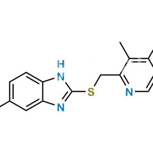 4-Desmethoxy-4-chloro Omeprazole Sulfide