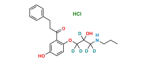 5-Hydroxy Propafenone D5 Hydrochloride