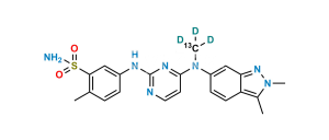 Pazopanib 13C D3