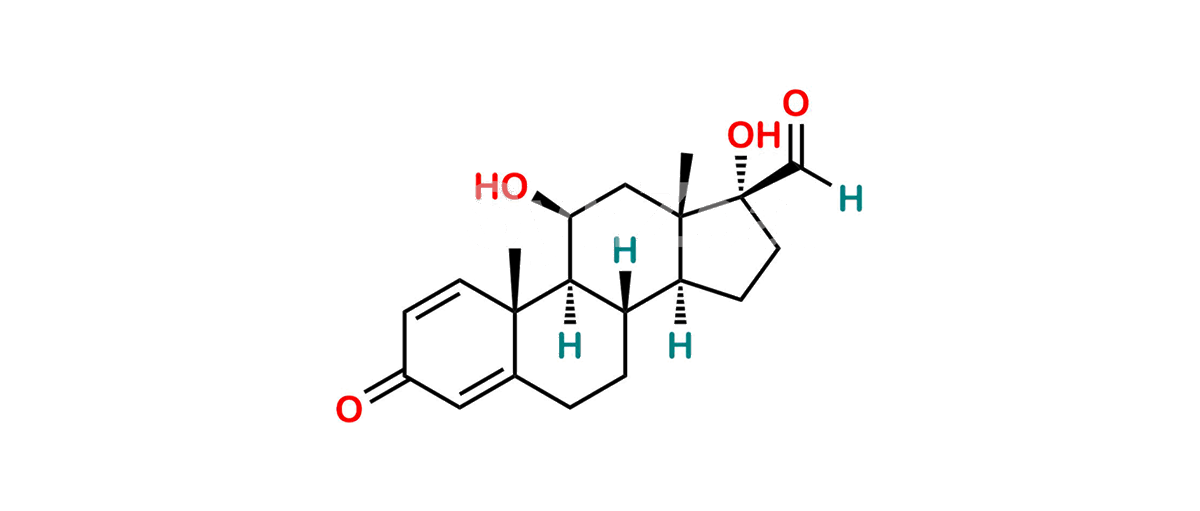 17-Deshydroxyacetyl 17-Carbonyl Prednisolone