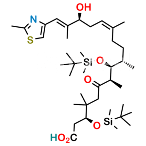(3S,6R,7S,12Z,15S,16E)-3,7-Bis-{[tert-butyl(dimethyl)silyl]oxy}-15-hydroxy-4,4,6,8,12,16-hexamethyl-17-(2-methyl-1,3-thiazol-4-yl)-5-oxoheptadeca-12,16-dienoic Acid