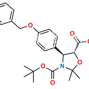 (4S,5R)-2,2-Dimethyl-4-[4-(phenylmethoxy)phenyl]-3,5-oxazolidinedicarboxylic Acid 3-(1,1-Dimethylethyl) Ester