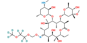 N-Demethyl Roxithromycin D7