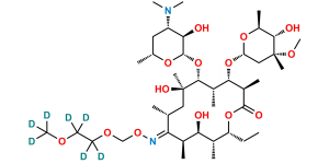 12-Deoxy Roxithromycin D7