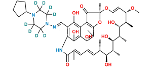 25-Desacetyl Rifapentine D8