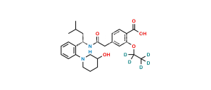 3-hydroxy Repaglinide D5