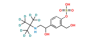 Salbutamol 4-o-Sulfate D9