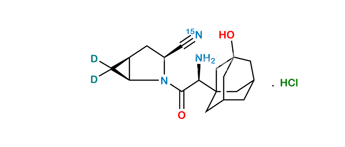 Saxagliptin-15N,D2 Hydrochloride