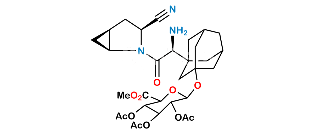 Saxagliptin Triacetyl-ÎŸ-Î²-Glucuronide Methyl Ester