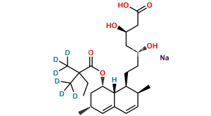 Simvastatin Hydroxy Acid D6 (Sodium salt)