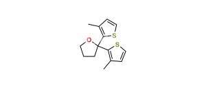 Bisthiophenyl tetrahydrofuran